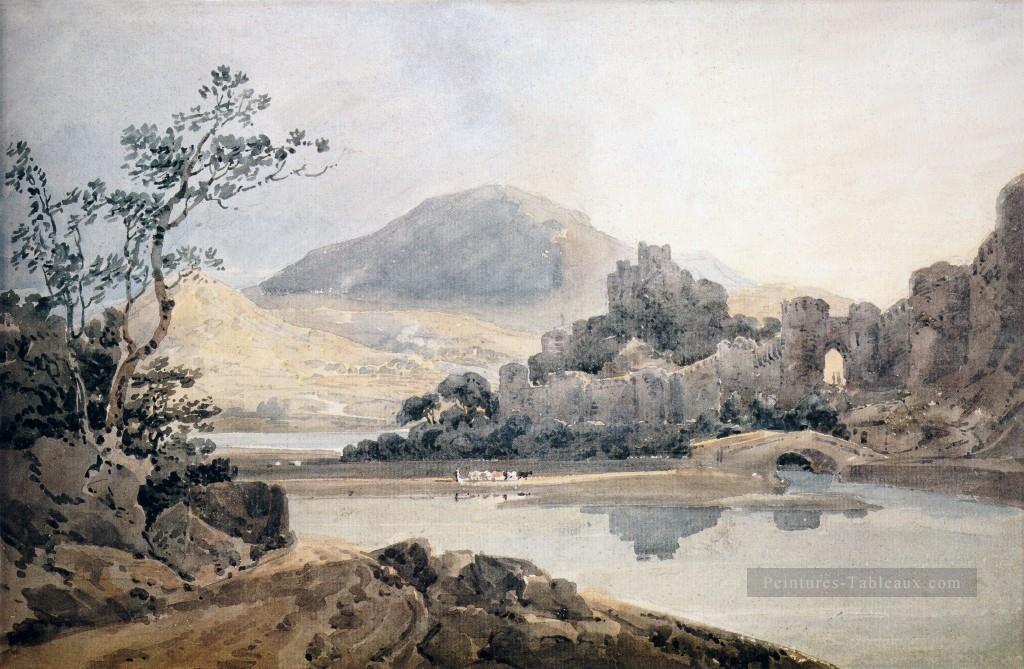 Cast aquarelle peintre paysages Thomas Girtin Peintures à l'huile